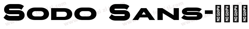 Sodo Sans字体转换